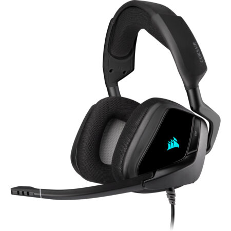 Auriculares Corsair Void Rgb Elite USB – Negro, Alámbrico, Pc/Juegos, 1.8 M