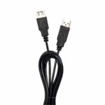 Cable De Extension USB 2.0 De 1.5Mts Negro Vorago Cab-105