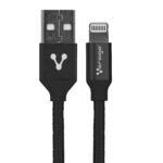 CABLE APPLE LIGHTNING USB DE 1 METRO NEGRO VORAGO CAB-119-BK