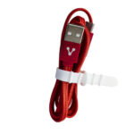 Cable Vorago Cab-123 USB Tipo C 1M Carga Rapida Rojo, Cab-123-Rd