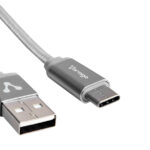 Cable Vorago Cab-123 USB Tipo C 1M Carga Rapida Blanco, Cab-123-Wh
