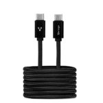 CABLE USB-C A USB-C VORAGO CAB-124-BK NEGRO 1 METRO CARGA RAPIDA