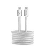 CABLE USB-C A USB-C VORAGO CAB-124-WH BLANCO 1 METRO CARGA RAPIDA