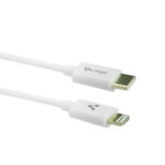 Cable Vorago Tipo C - Lightning 20W Carga Rapida 1 Mt Blanco Cab-125