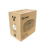 BOBINA CABLE UTP CAT.5E VORAGO CAB-207 GRIS 305MTS