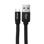 Cable Vorago Cab-214-Bk/USB A-Tipo C/2M/Carga Rapida/Negro