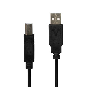 CABLE USB-A A USB-B 2.0 VORAGO CAB-AB018/1.8 MTS/PARA IMPRESORA/NEGRO