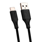 Cable USB Tipo-C Vorago Cab-C01B 1 Metro Carga Rapida Color Negro