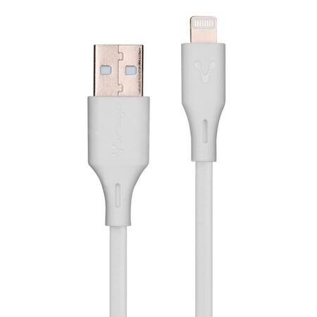 Cables USB Vorago Cab-L01W – USB A, Lightning, 1 M, Blanco