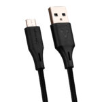 Cable USB A Micro USB Vorago Cab-M01B/1 Metro/Negro