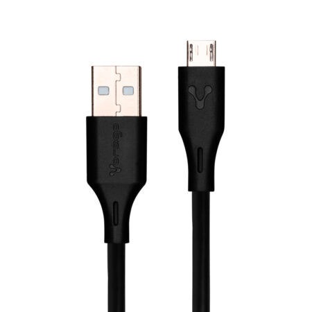 Cable USB A Micro USB Vorago Cab-M01B/1 Metro/Negro