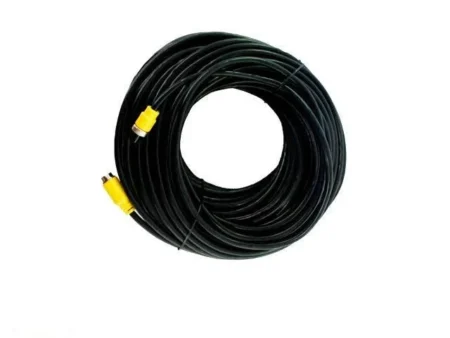 Cable Tipo Din De Aviacion 6 Pines Para Dvrs/15M/Compatible Con Camaras IP/Mcbip150