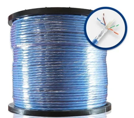 Bobina De Cable Utp Cat6A Belden 10Gxw12 0061000 Forro Pvc Azul/Calibre 23 Awg 100% Cobre Uso Interior Diametro 0.260/Certificable/305Mts