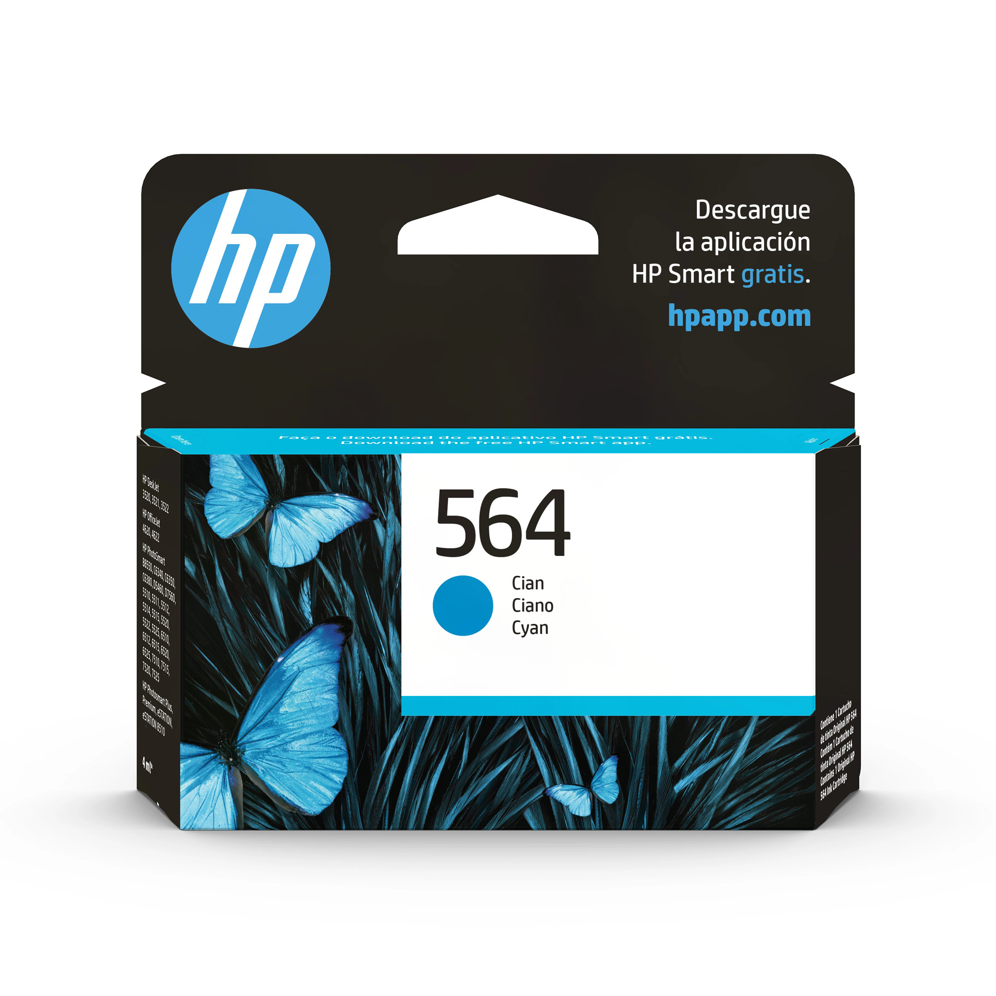 CARTUCHO DE TINTA HP 564 COLOR CYAN CB318WL