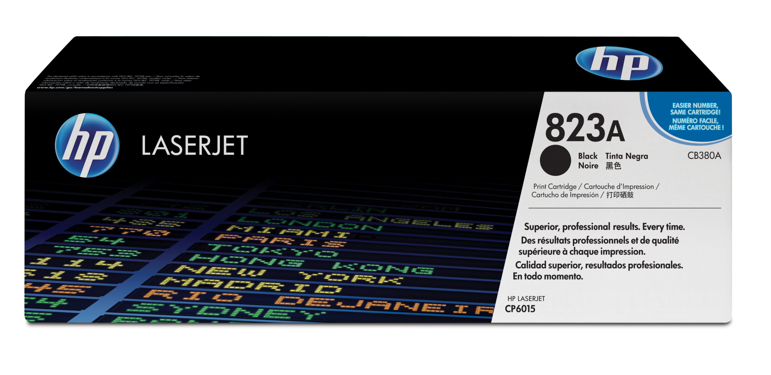 TONER HP 823A NEGRO CB380A P/LASERJET CP6015