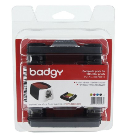 Kit De Impresion Badgy Transferencia Termica, Cbgp0001C