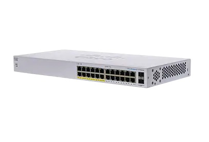 Cbs110 Unmanaged 24-Port Ge Pa Rtial PoE 2X1G Sfp Shared