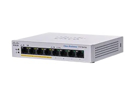 Cbs110 Unmanaged 8-Port Ge Par Tial PoE Desktop Ext Ps