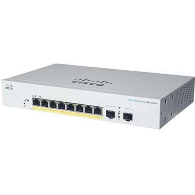 Cbs220 Smart 8-Port Ge Full Po E Ext Ps 2X1G Sfp