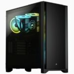 Gabinete Corsair Icue 4000D Negro, Mediatorre C/Ventana, Sin Fuente, Tg/ATX, Cc-9011198-Ww