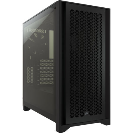 Gabinete Corsair 4000D Airflow – ATX, Negro, Semitorre Con Cristal Templado