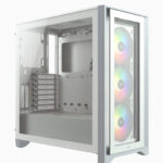 Gabinete Corsair Icue 4000X Rgb, Blanco, Mediatorre C/Ventana, Sin Fuente, Tg/ATX, Cc-9011205-Ww