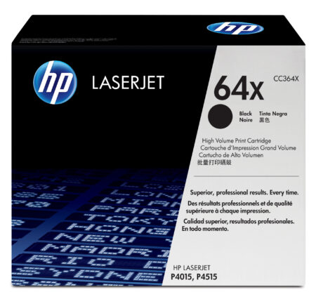 Toner HP 64X Negro P/P4014/4015/4515 (24,000 Paginas) Cc364X