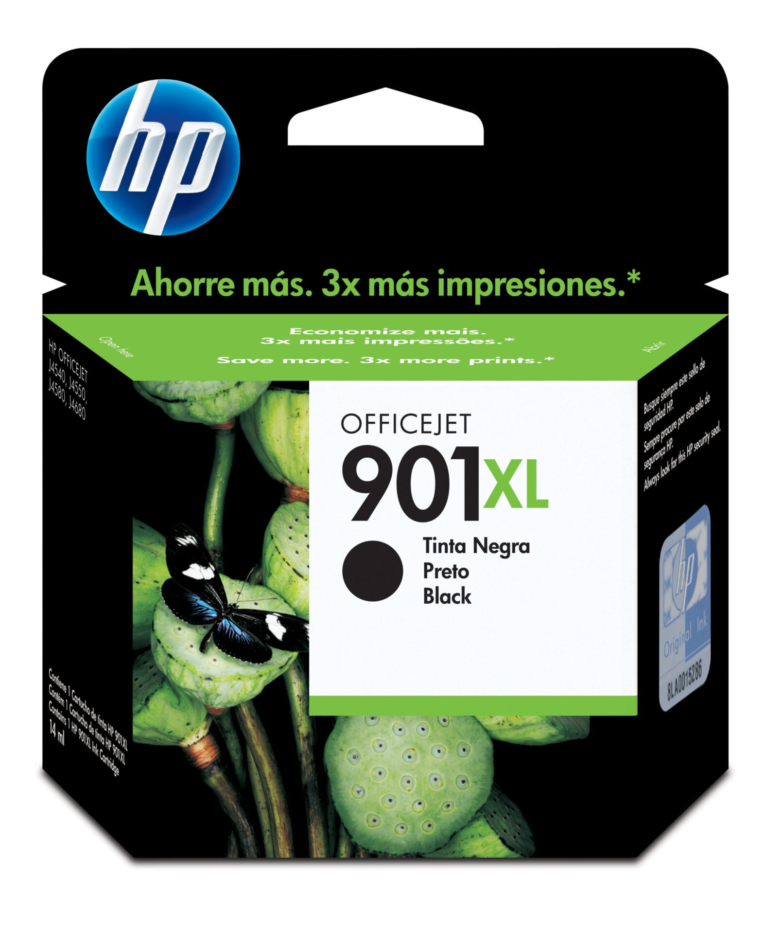 Cartucho De Tinta Hp 901xl Negro P/office Jet J4000