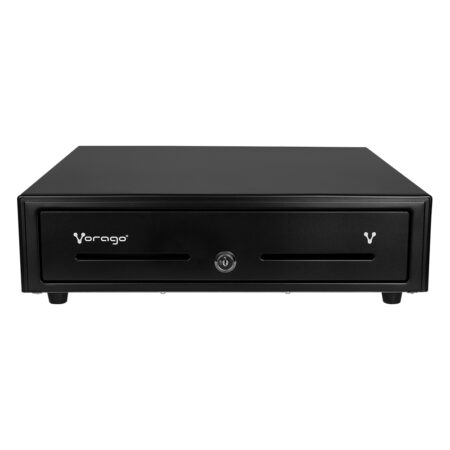 Cajon De Dinero Vorago Cd-100 8 Monedas, 5 Billetes, RJ11, Negro