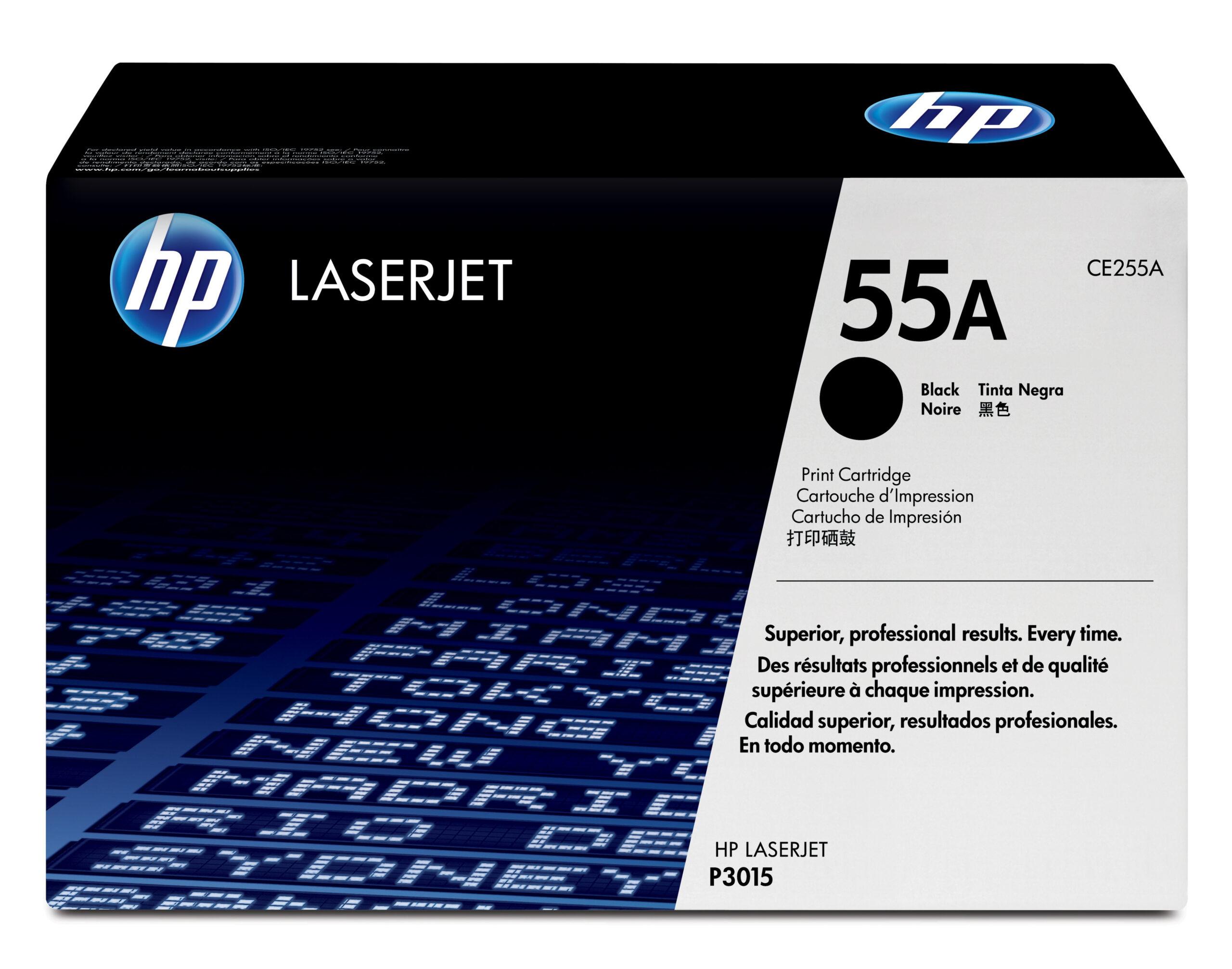 TONER HP 55A NEGRO 6,000 PAGINAS P/LASERJET P3015 CE255A