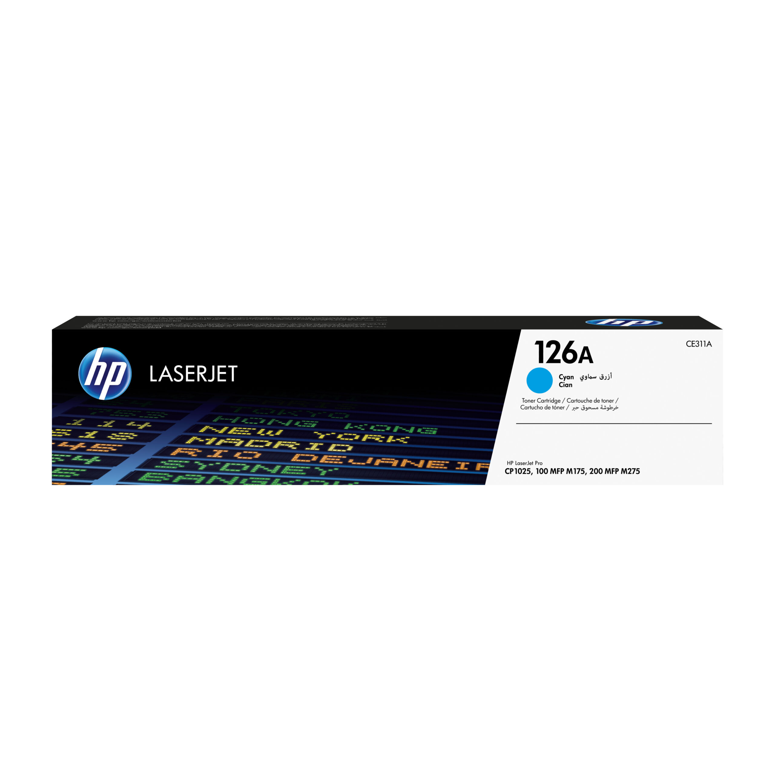 TONER HP 126A COLOR CYAN, 1000 PAGINAS, CE311A