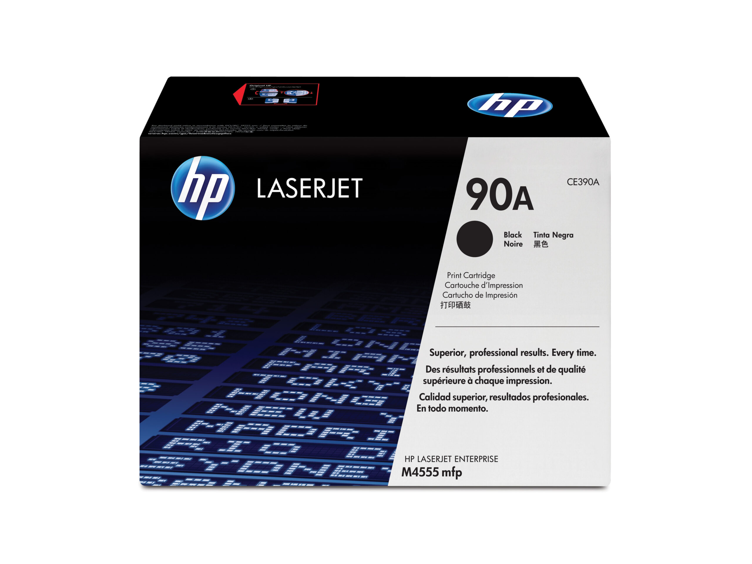 TONER HP 90A COLOR NEGRO 10,000 PAGINAS CE390A