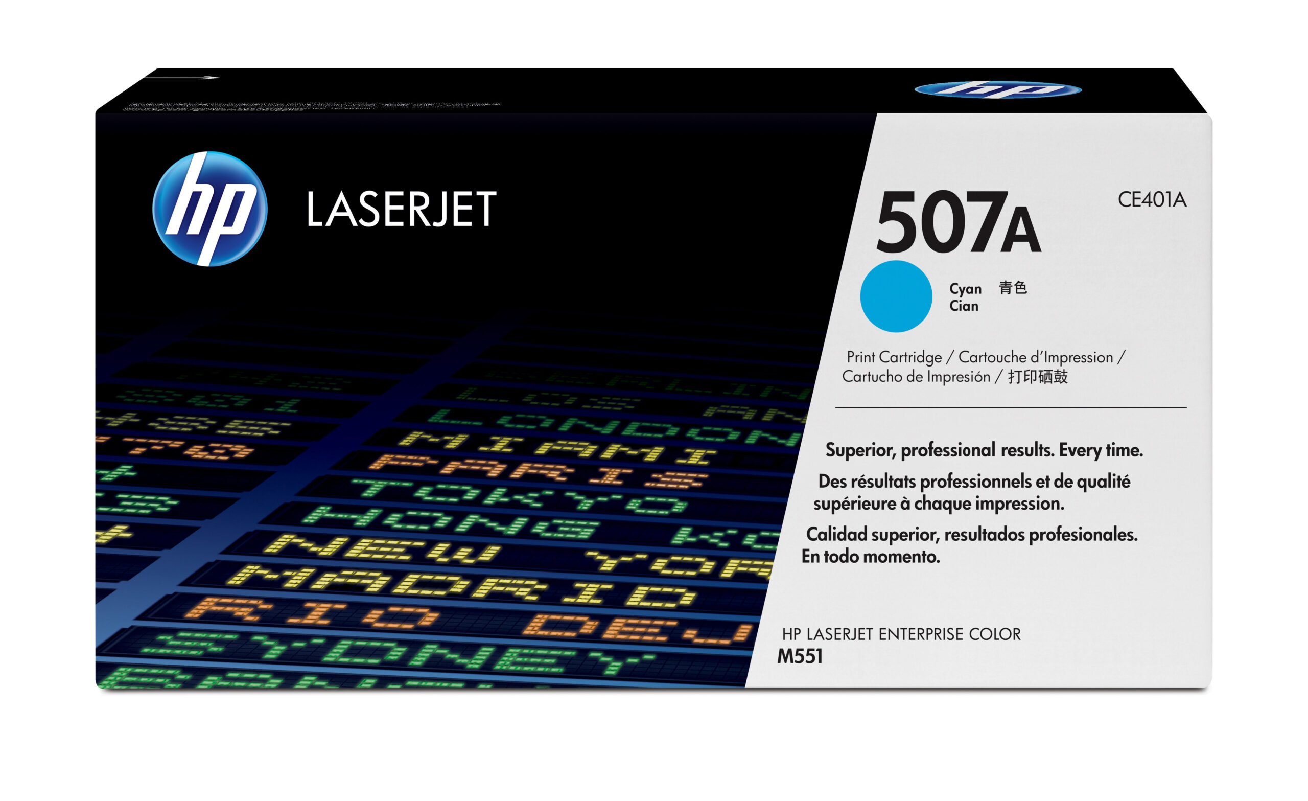 TONER HP 507A COLOR CYAN 6,000 PAGINAS CE401A