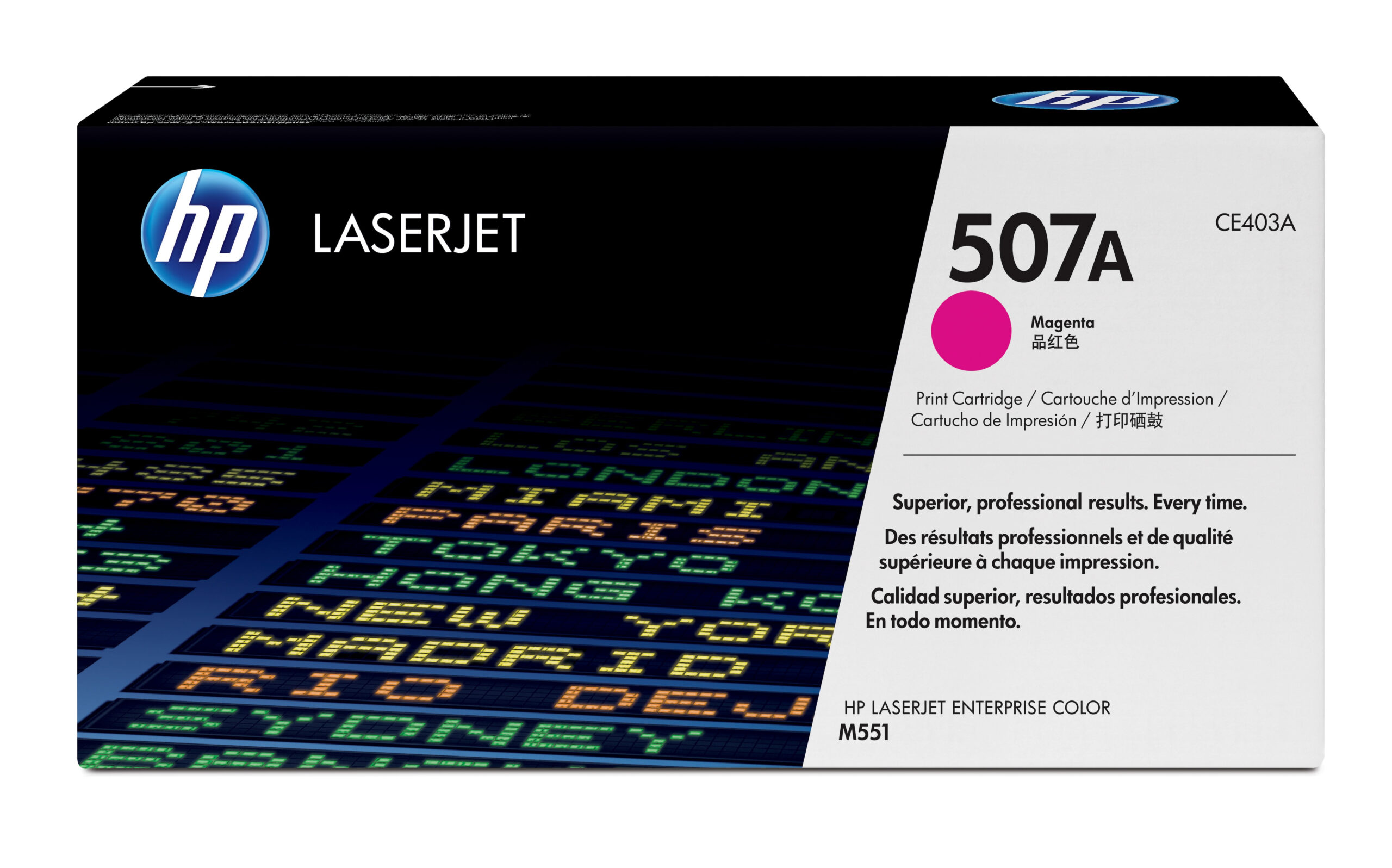 TONER HP 507A COLOR MAGENTA 6,000 PAGINAS CE403A