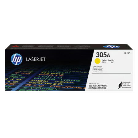 Toner HP 305A Amarillo P/Laserjet Pro M451/M475, Ce412A