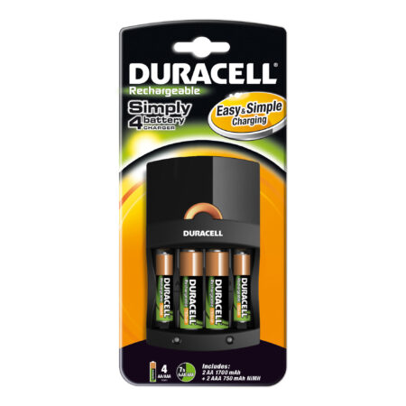 Cargador De Baterias Duracell Con 6 Pilas Aa Y 2 Pilas Aaa Recargables/Cef14