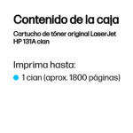 Toner HP 131A Cyan Cf211A Para Laserjet, Cf211A