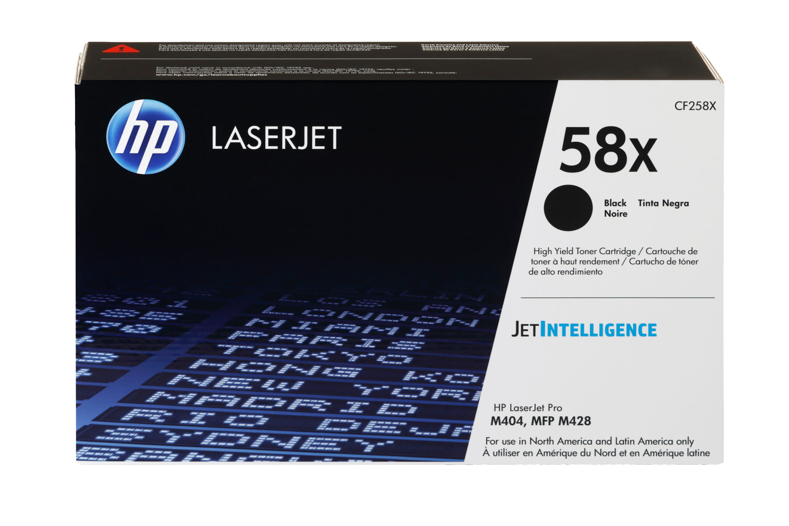TONER HP 58X LASERJET COLOR NEGRO ALTO RENDIMIENTO, CF258X