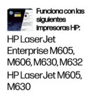 Toner HP 81X Negro M604/M605/M606/M630 10.500Paginas Cf281X