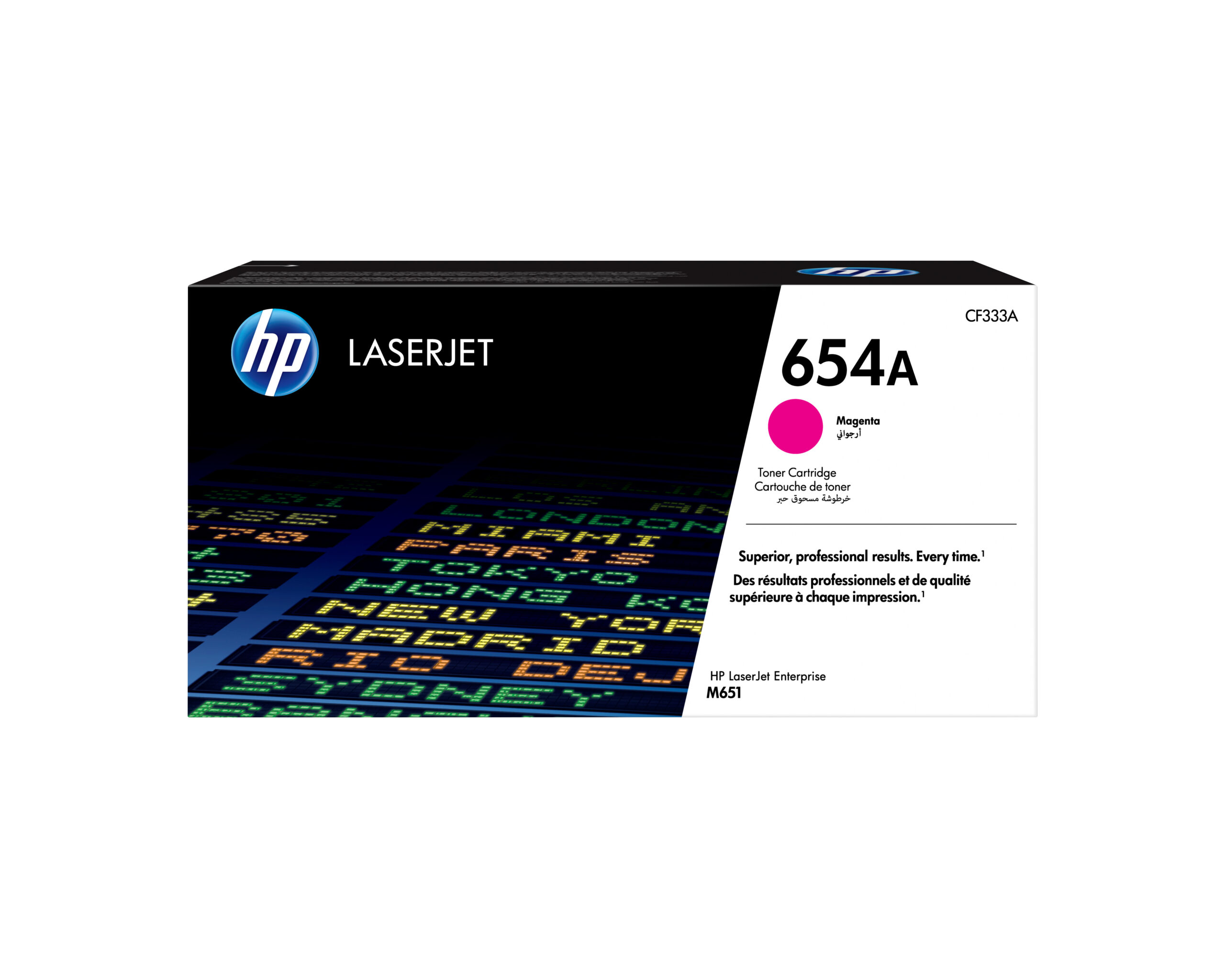 TONER HP 654A LASERJET MAGENTA CF333A, 15,000 PAGINAS
