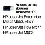 TONER HP 508X AMARILLO ALTO RENDIMINETO P/M552/M553, CF362X