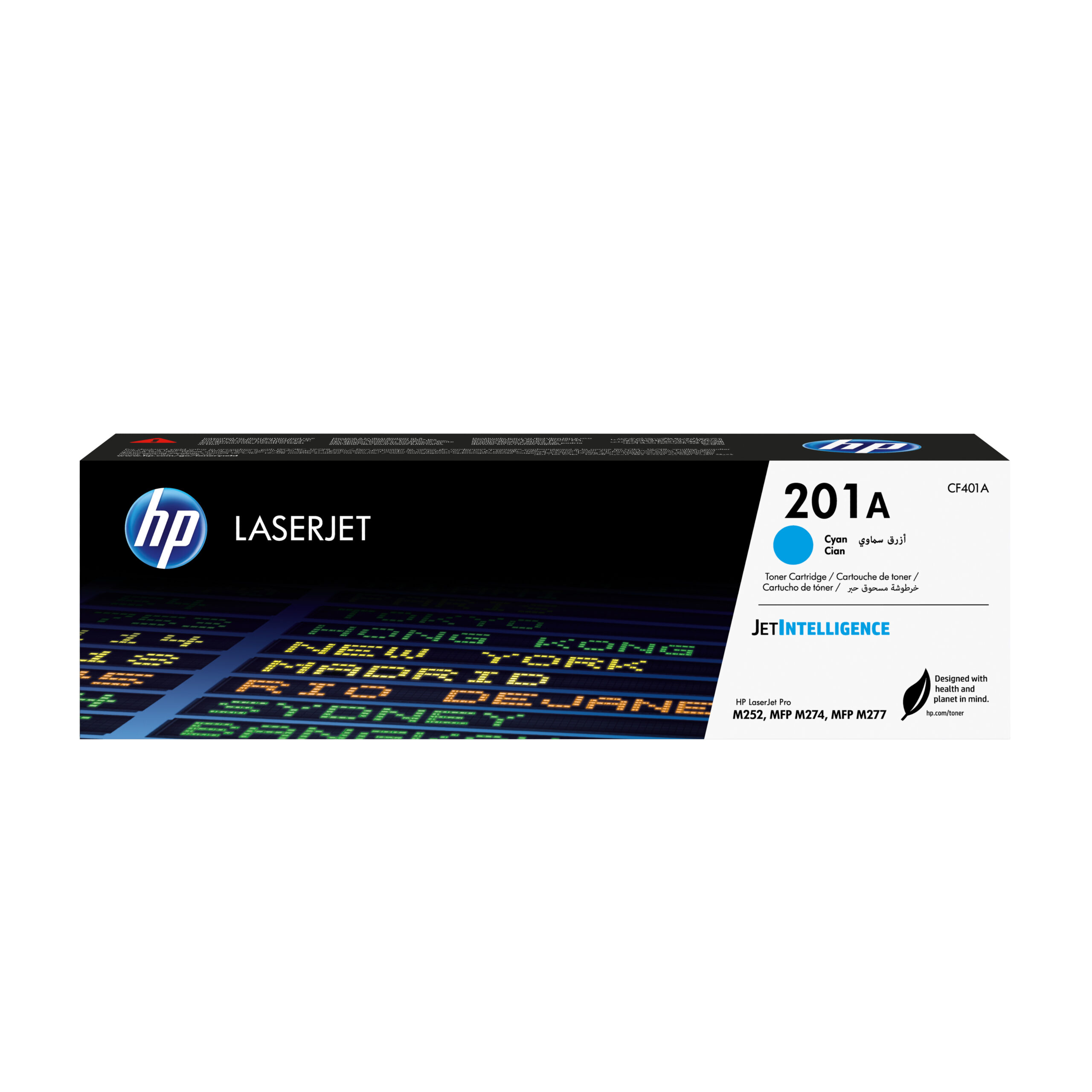 TONER HP 201A CYAN LASERJET CARTRIDGE, 1400PAG. CF401A