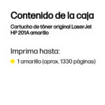 TONER HP 201A AMARILLO LASERJET CARTRIDGE, 1400PAG. CF402A