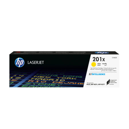 Toner HP 201X Amarillo Alta Capacidad, Cf402X