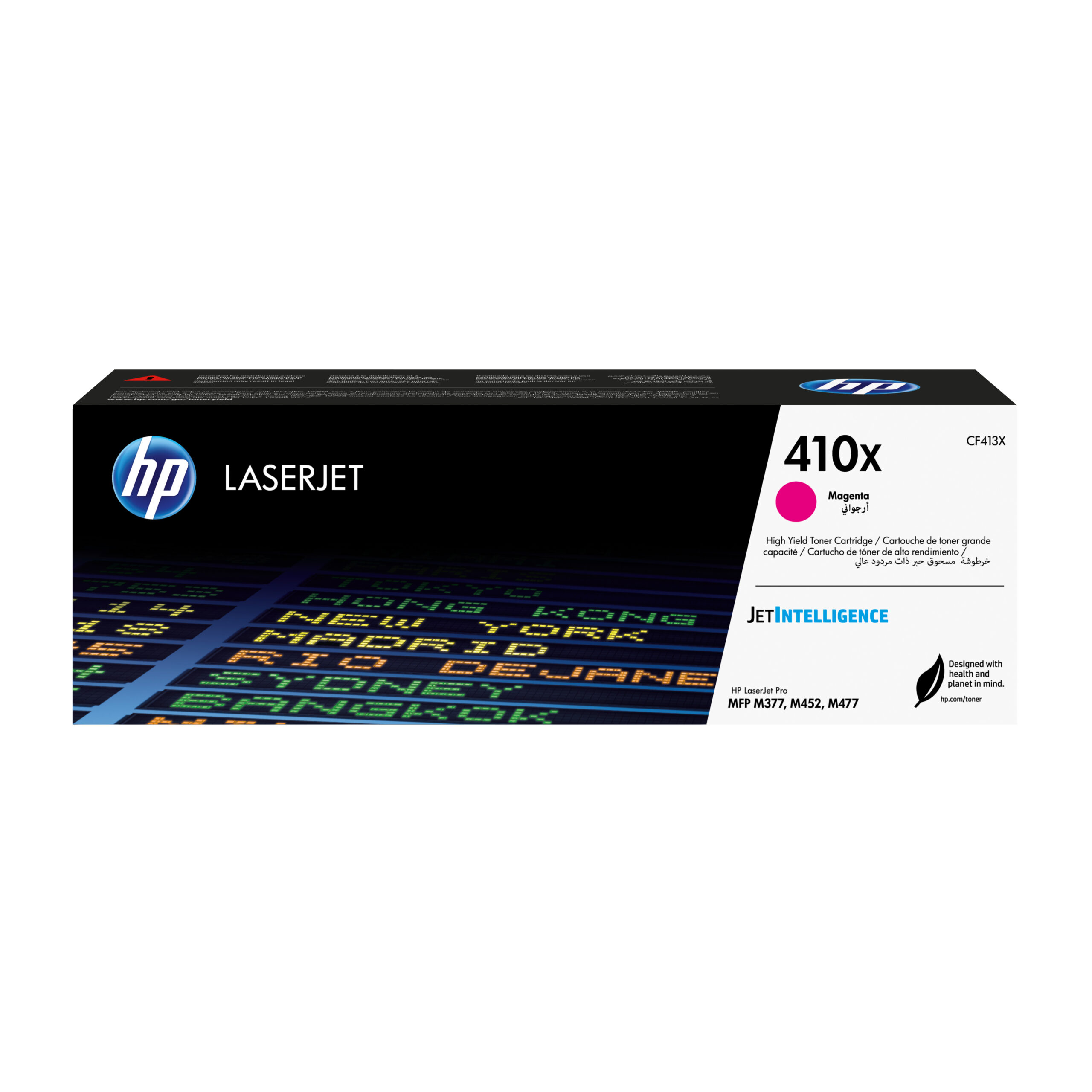 TONER HP 410X MAGENTA 5,000 PAGINAS P/LASERJET CF413X