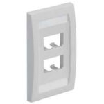 Placa Frontal Panduit 4 Modulos Mini-Com, Blanco, Cfpe4Iwy