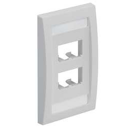 Placa Frontal Panduit 4 Modulos Mini-Com, Blanco, Cfpe4Iwy