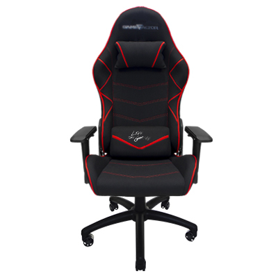 Silla Game Factor Cgc600-Rd Tela Reclinable Negro-Rojo