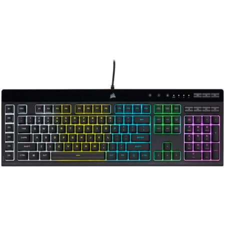 Teclado Gaming K55/F Pro Lt-Blk-Rbrdme-Znd Rgb Refurbish –