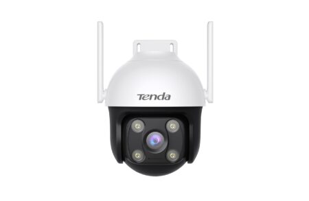 Cámara De Vigilancia Para Exteriores De Alto Rendimiento Tenda Ch7,Integra Cobertura Visual De 360°,Visión Nocturna A Color Y Detección De Personas.